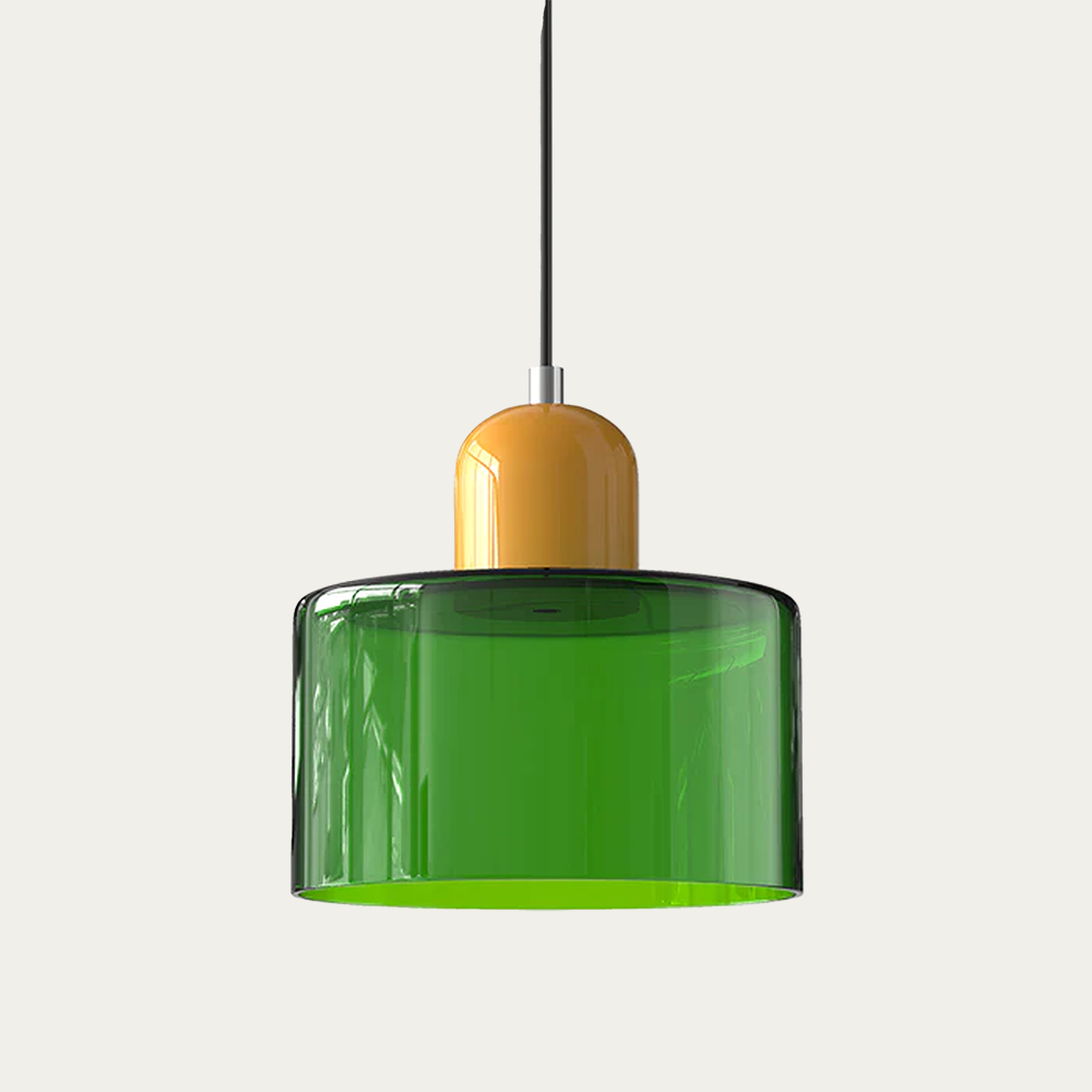Petite suspension en verre – luminaire élégant pour intérieurs