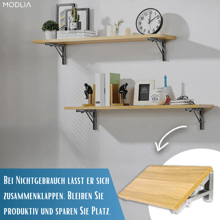 Étagère Murale en Acier Inoxydable – Support de Rangement Gain de Place