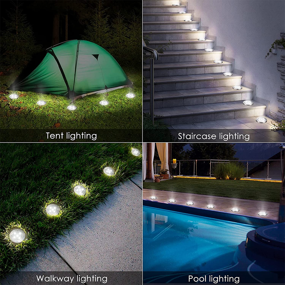 SolarSpot™ - Lampe solaire décorative pour allées extérieures [2 + 2 Gratuit]
