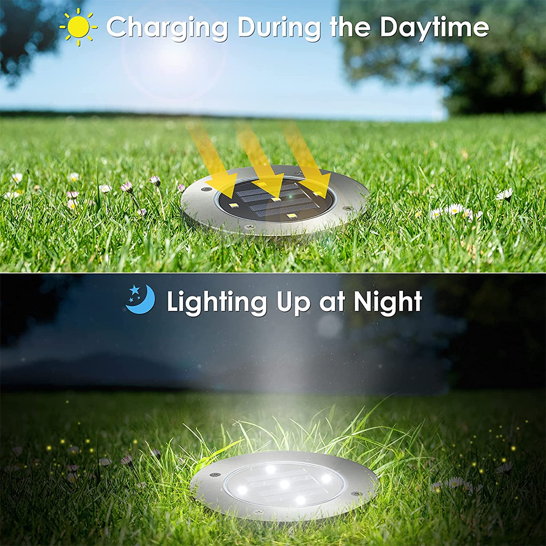 SolarSpot™ - Lampe solaire décorative pour allées extérieures [2 + 2 Gratuit]