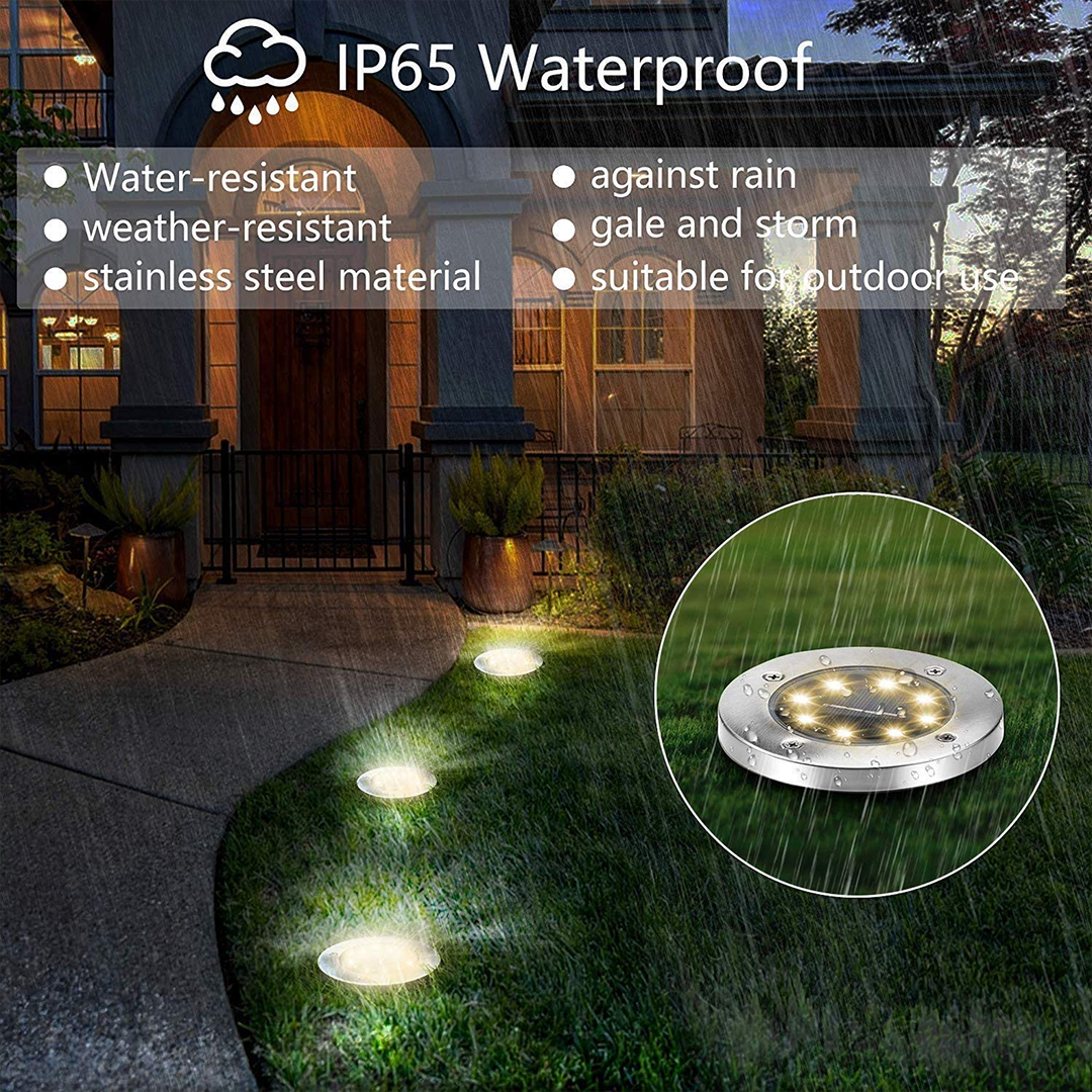 SolarSpot™ - Lampe solaire décorative pour allées extérieures [2 + 2 Gratuit]