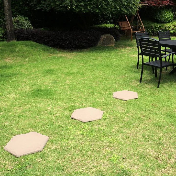 Carreaux Antidérapants Extérieur avec Piquets de Sol pour Allées de Jardin
