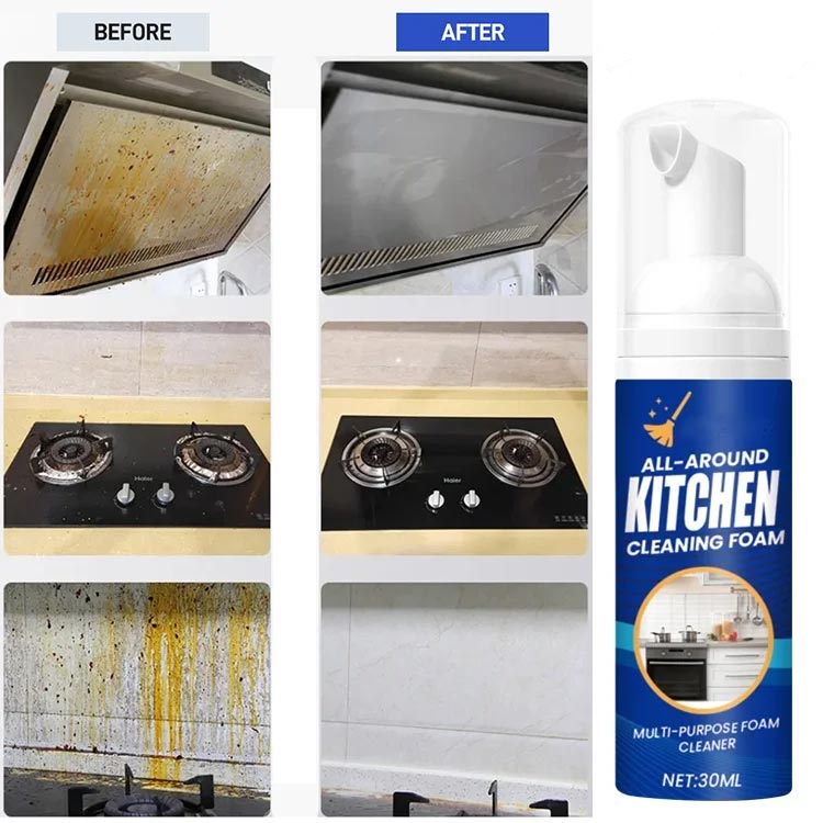 Foamify™ – Nettoyant moussant pour graisses de cuisine efficace [1 + 1 Gratuit]