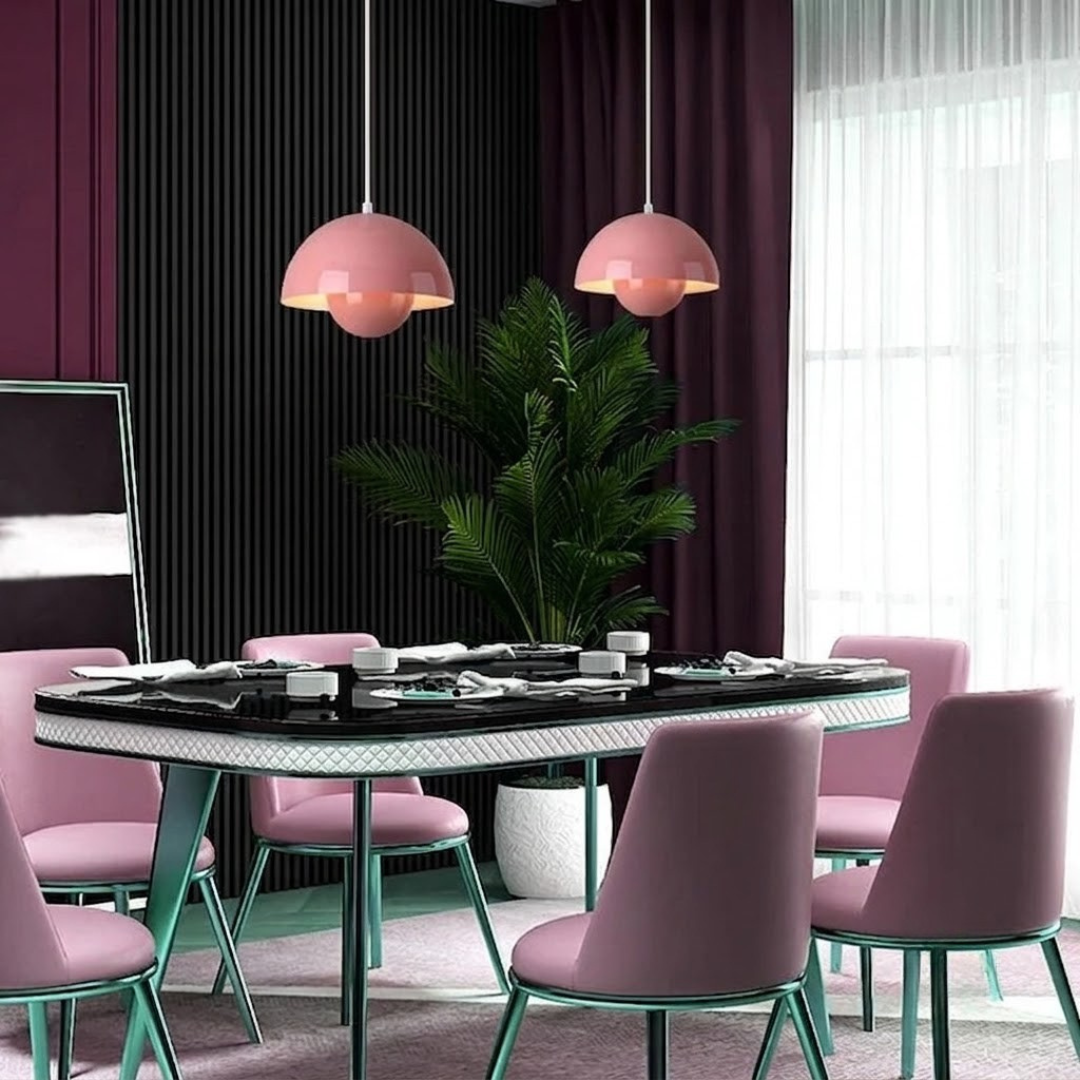 Suspension avec jardinière – Luminaire LED suspendu de style scandinave