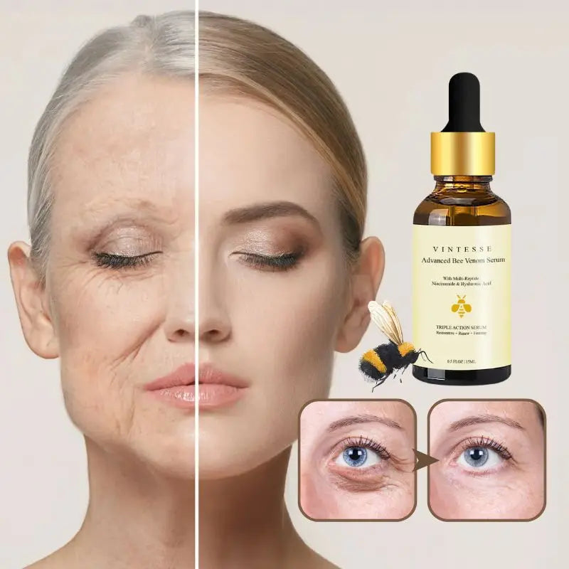 Sérum au venin d'abeille – Soin anti-rides naturel au collagène