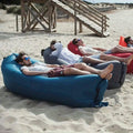 Canapé Gonflable Portable sans Pompe pour Camping et Plage