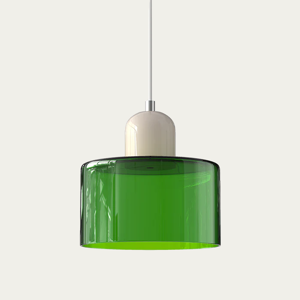Petite suspension en verre – luminaire élégant pour intérieurs