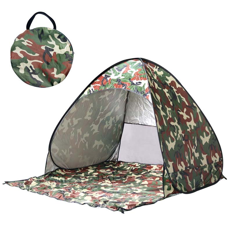 Tente de plage pop-up anti-UV avec ventilation mesh pour famille
