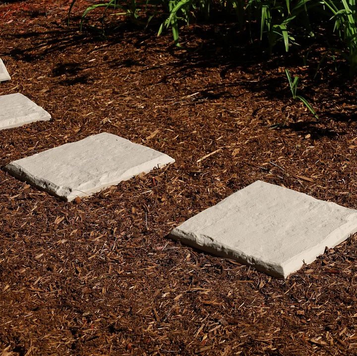Carreaux Antidérapants Extérieur avec Piquets de Sol pour Allées de Jardin
