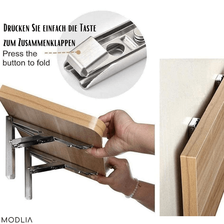 Étagère Murale en Acier Inoxydable – Support de Rangement Gain de Place