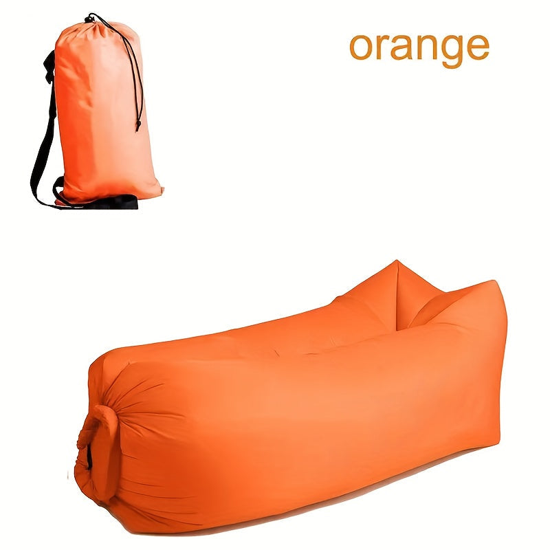 Canapé Gonflable Portable sans Pompe pour Camping et Plage