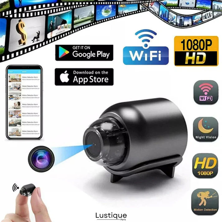 NanoVision™ – Mini caméra espion 4K HD 360° [50 % de réduction]