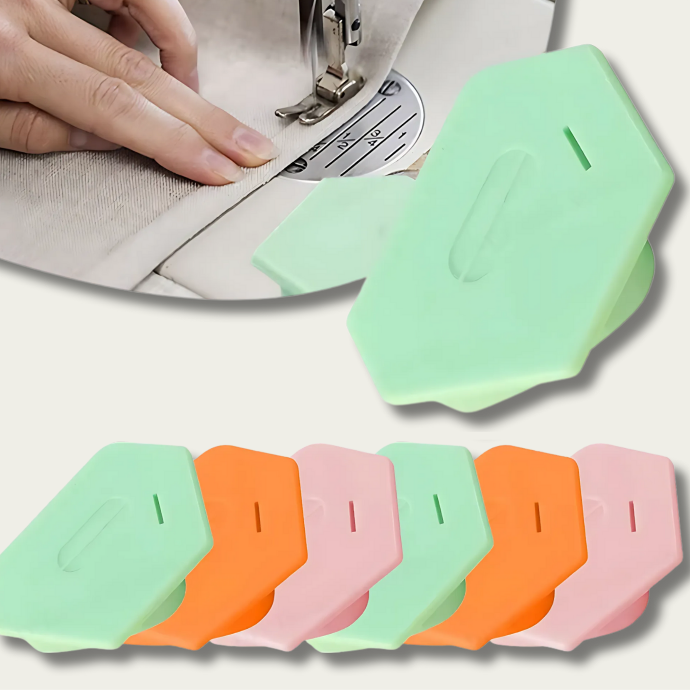 Guide de Couture Magnétique pour Machine à Coudre - Coutures Précises