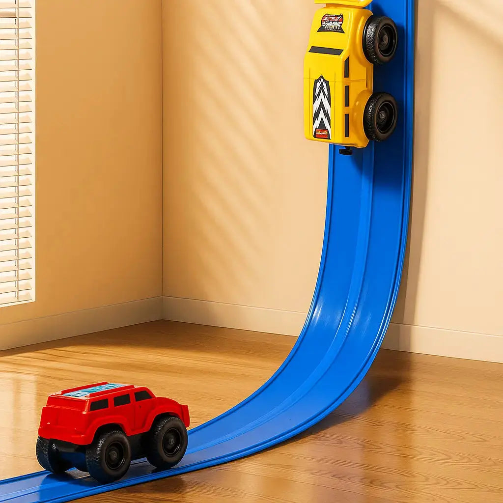 WallRide™ – Voiture jouet magnétique pour mur avec design antigravité [50 % de réduction]