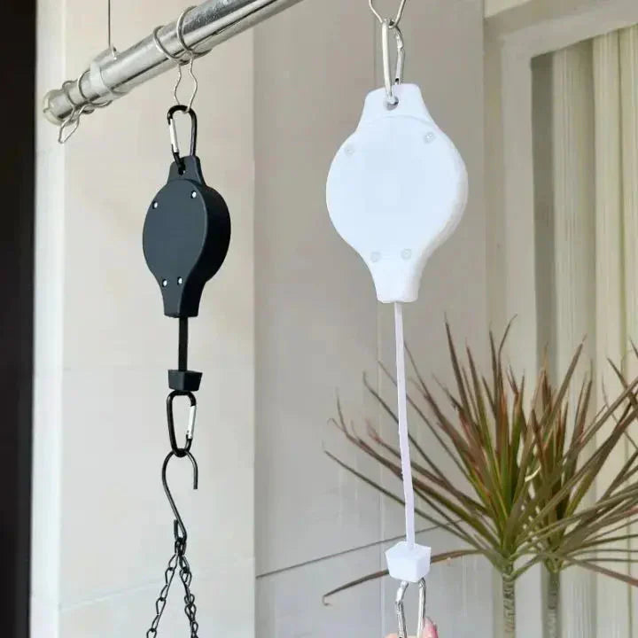 Suspension Plante avec Poulie – Fixation Plafond Réglable [1+1 Gratuit]