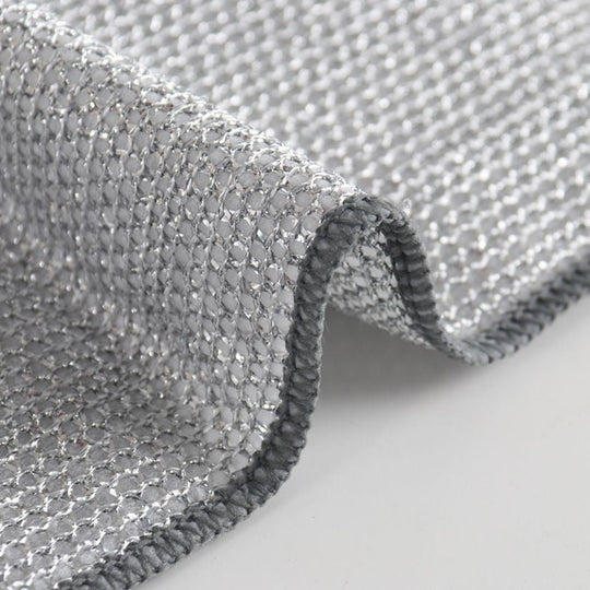 Chiffon Métallique Sans Rayures pour Cuisine – Nettoyage Puissant