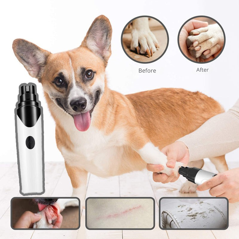 Lime à Griffes Électrique pour Chien et Chat – Meulage Doux et Silencieux