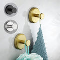 Crochets muraux en acier inoxydable modernes – Autocollants pour salle de bain, cuisine et couloir