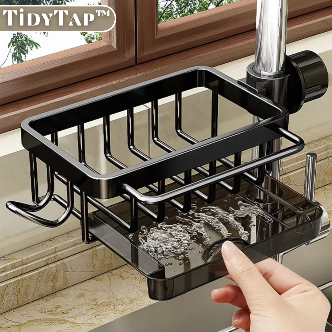 TidyTap™ – Organisateur pour robinet de cuisine [50 % de réduction]