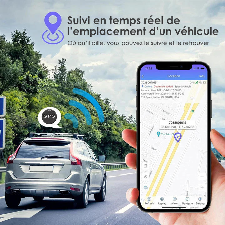 EaseFind™ – Suivi en temps réel de la position d’un véhicule [50 % de réduction]