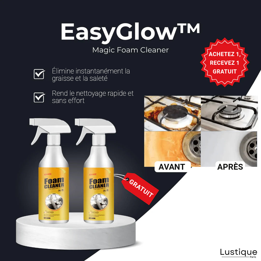 EasyGlow™ – Nettoyage Facile et Instantané [50% de Réduction]