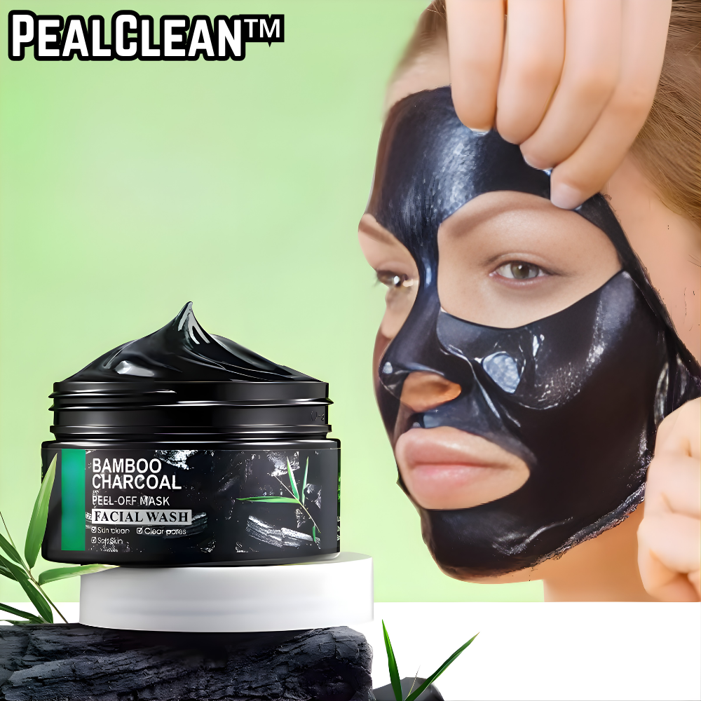 Masque Peel-Off au Charbon Actif de Bambou – Nettoyant Pores en Profondeur