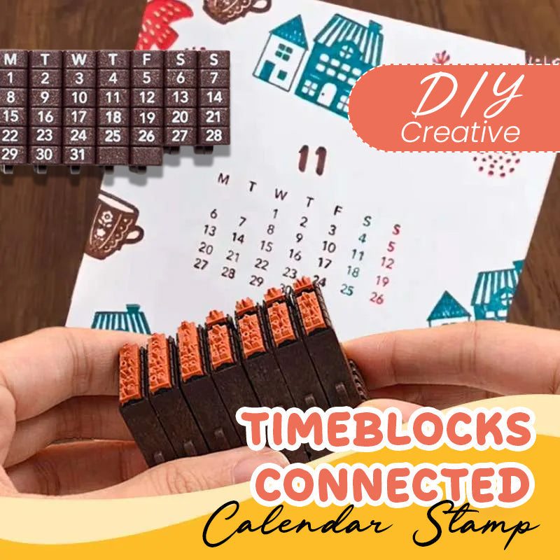 Tampon Calendrier Réutilisable pour Journal, Planificateur et Bullet Journal