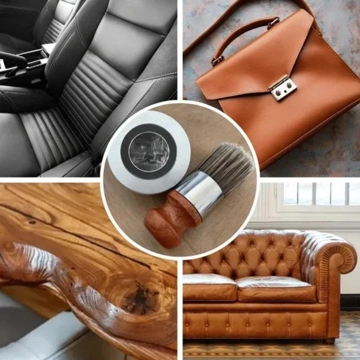 Baume Entretien Cuir – Soin Nourrissant pour Canapé, Voiture & Accessoires