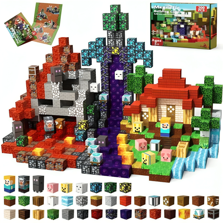 PixelBrix™ – (Set de 200 Pièces) pour Libérer Votre Créativité [50 % de Réduction]