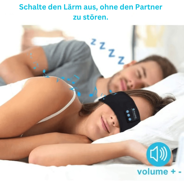 SleepTune™ – Masque de sommeil Bluetooth pour un repos détendu et réparateur [1 + 1 Gratuit]