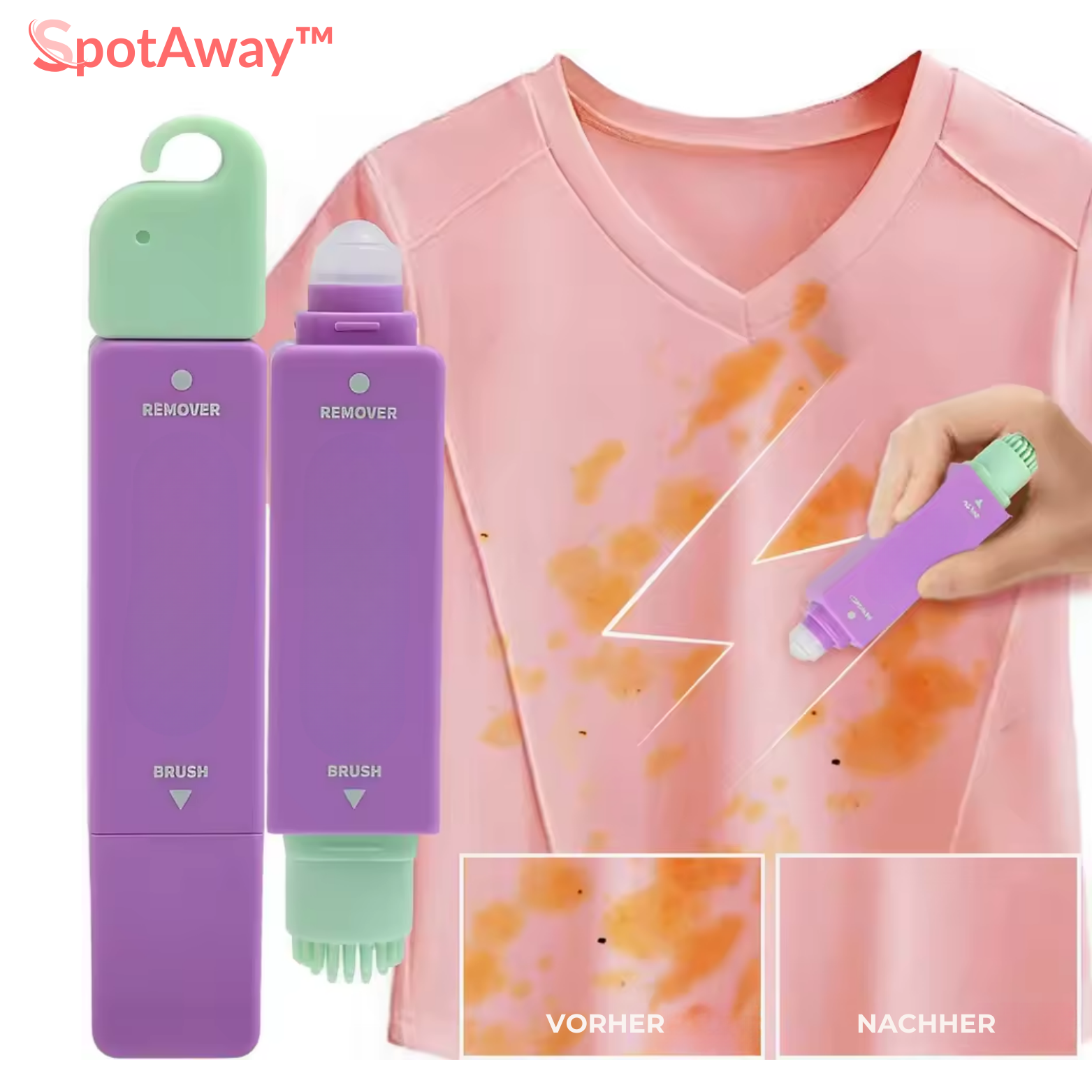 Stylo Détachant Portable pour Vêtements – Nettoyage Rapide Sans Eau