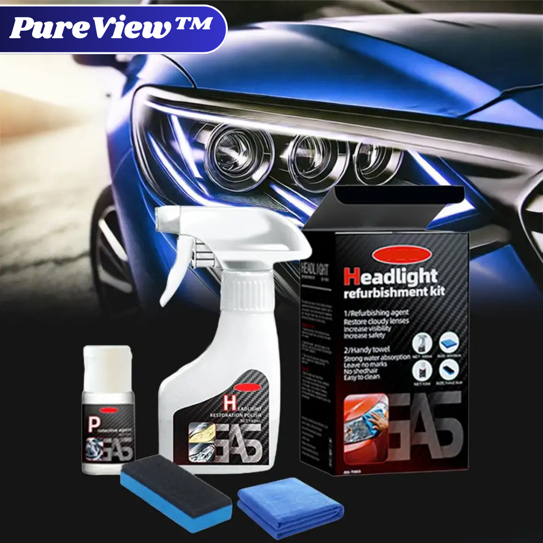 PureView™ – Kit de réparation de phares pour une visibilité claire et éclatante [50 % de réduction]