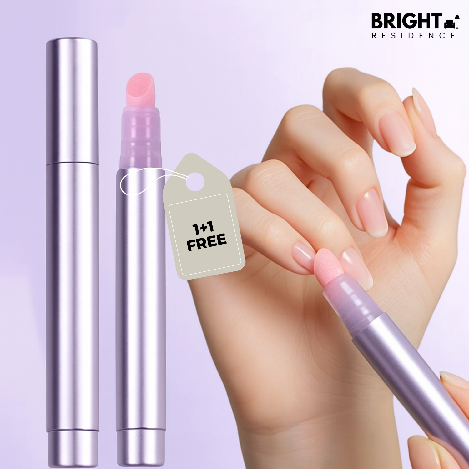 Stylo Soin des Ongles 3-en-1 aux Huiles Naturelles pour Ongles et Cuticules