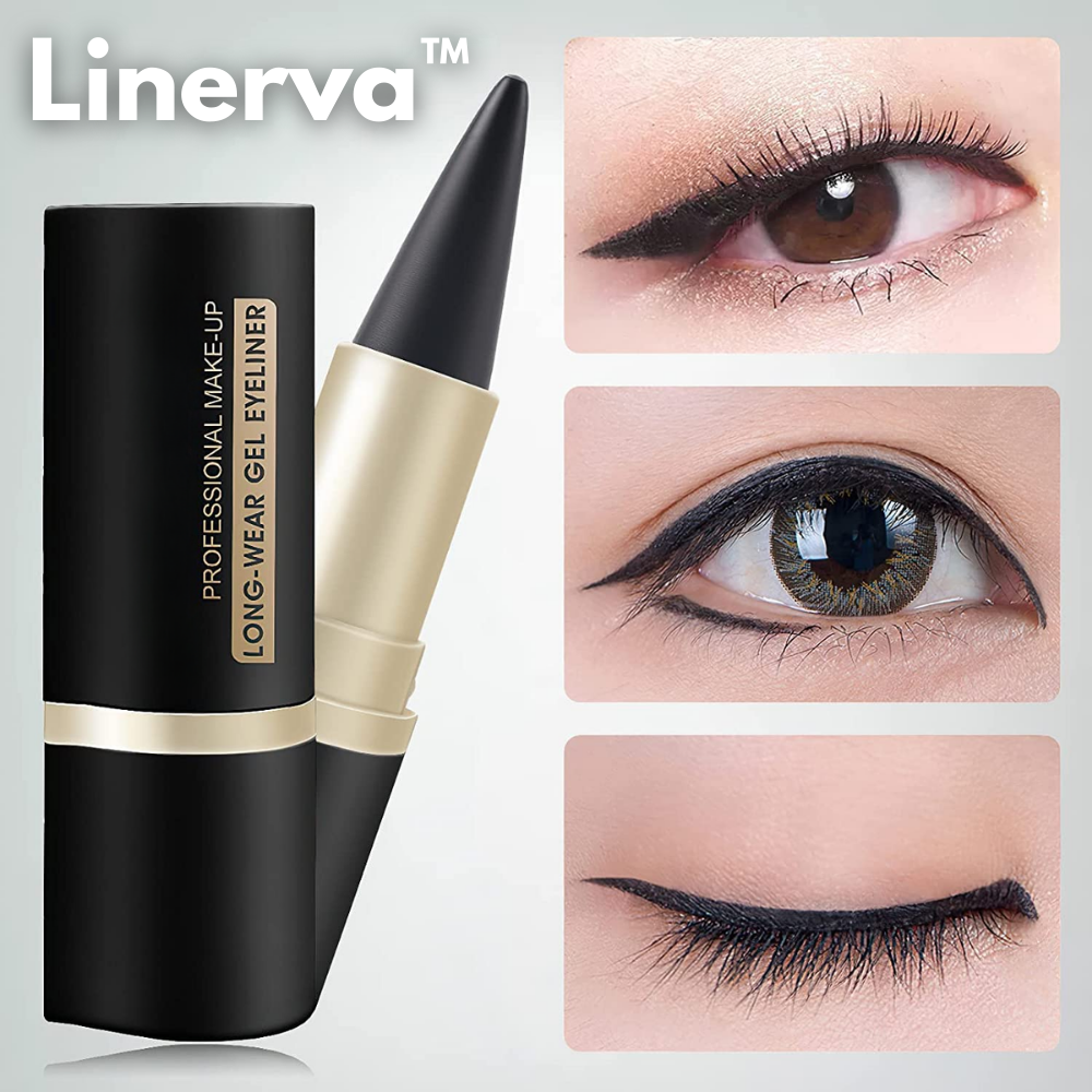 Eyeliner Gel Waterproof Noir – Texture Crémeuse Longue Tenue