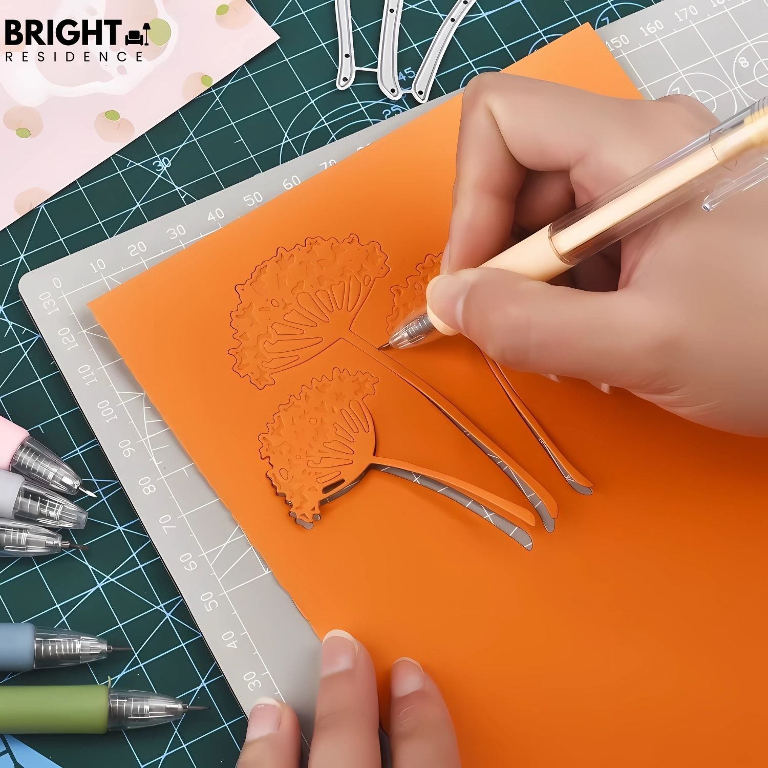 Stylo de Découpe de Précision à Lame Rotative 360° pour Scrapbooking et DIY
