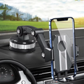 Support téléphone voiture avec ventouse, rotation 360° et utilisation à une main