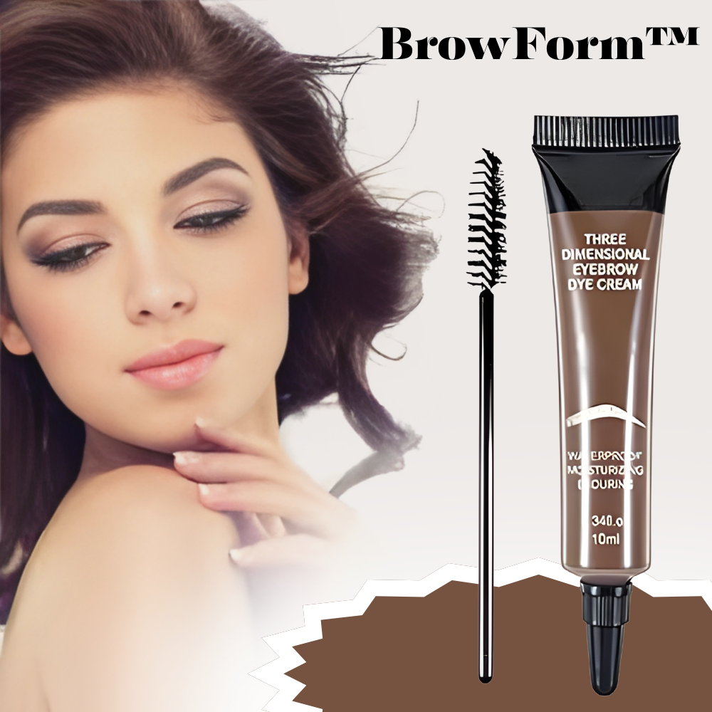 Crème Liner Sourcils avec Pinceau pour Sourcils Plus Fournis et Naturels
