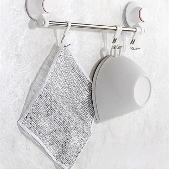 Chiffon Métallique Sans Rayures pour Cuisine – Nettoyage Puissant