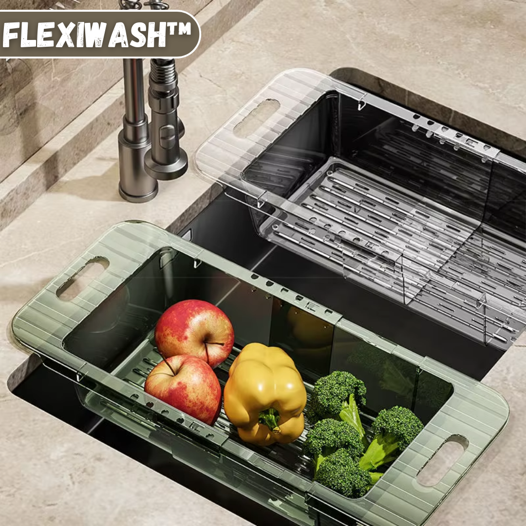 FlexiWash™ – Panier d’évier rétractable [50 % de réduction]