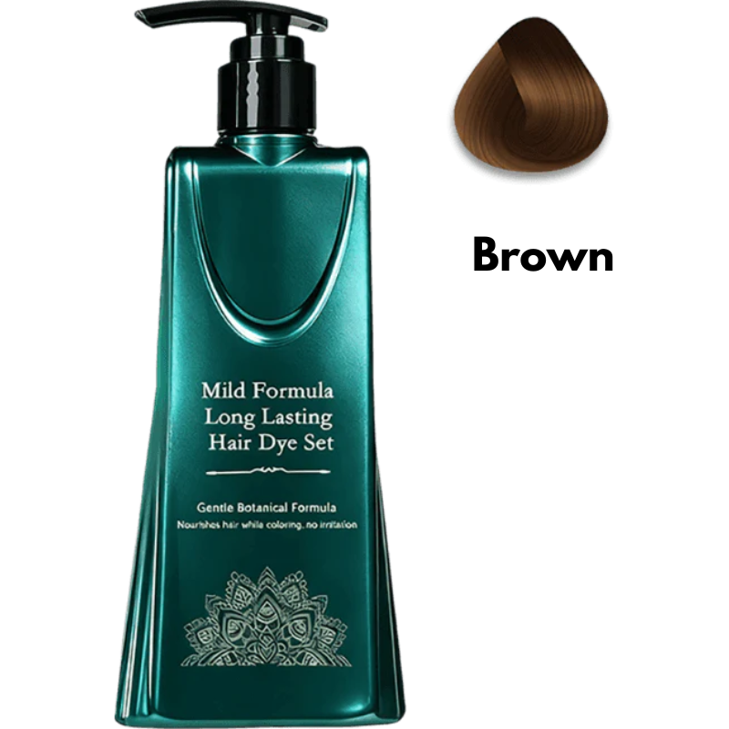 Coloration Capillaire Noire Sans Ammoniaque à Base de Plantes 160 ml