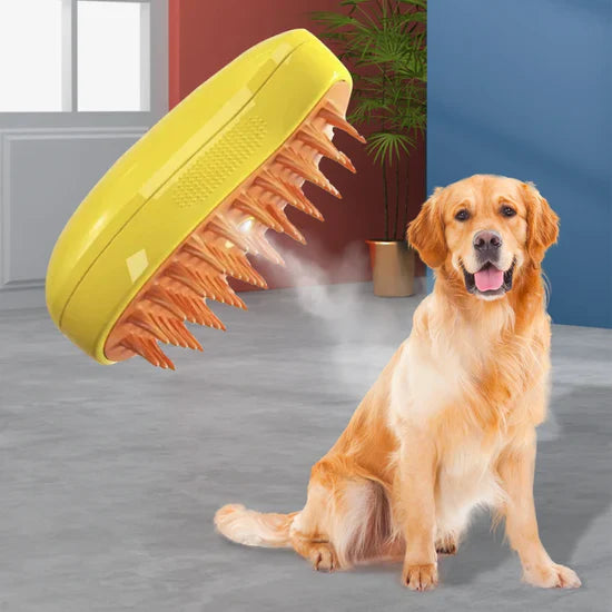 Brosse de Toilettage pour Animaux avec Spray Nano-Brume