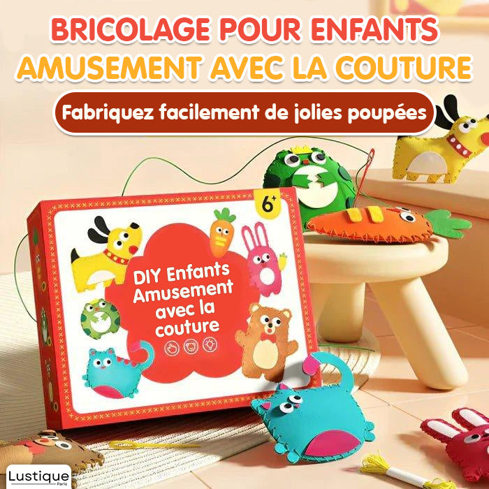 Jouet de Couture Éducatif pour Enfants – Motricité Fine Dès 3 Ans