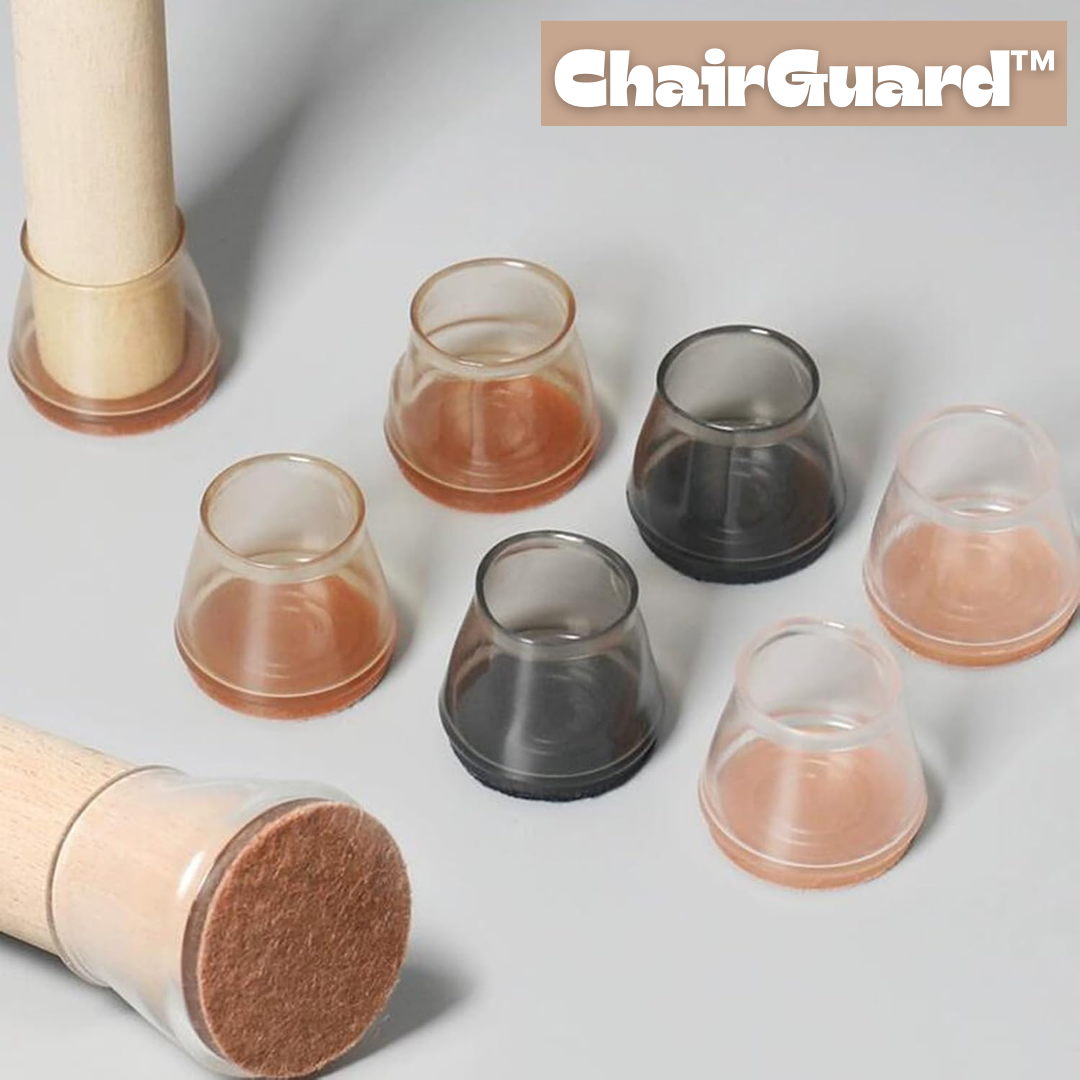 ChairGuard™ – Embouts de Protection en Silicone pour Pieds de Chaise contre les Rayures & le Bruit [4 + 4 Gratuit]
