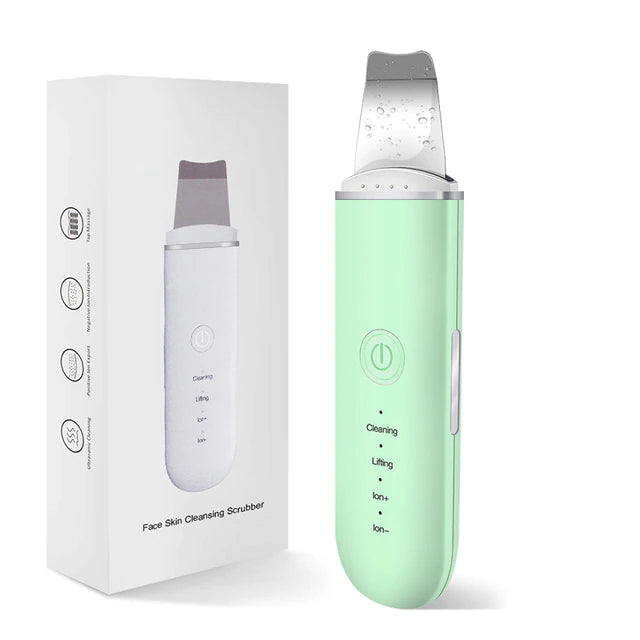 Spatule Ultrasonique Nettoyage Profond des Pores & Éclat du Teint