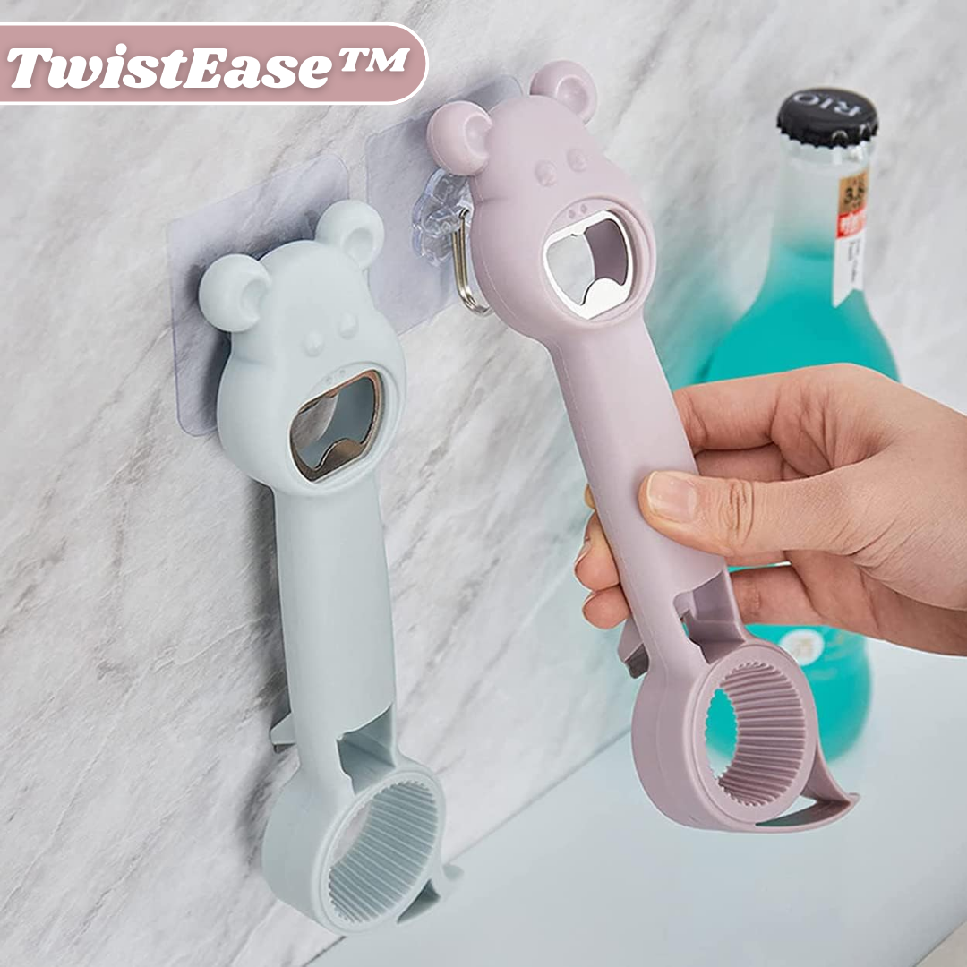 CapEase™ – Ouvre-Bouteilles & Pots 4-en-1 pour une Ouverture sans Effort [50 % de Réduction]