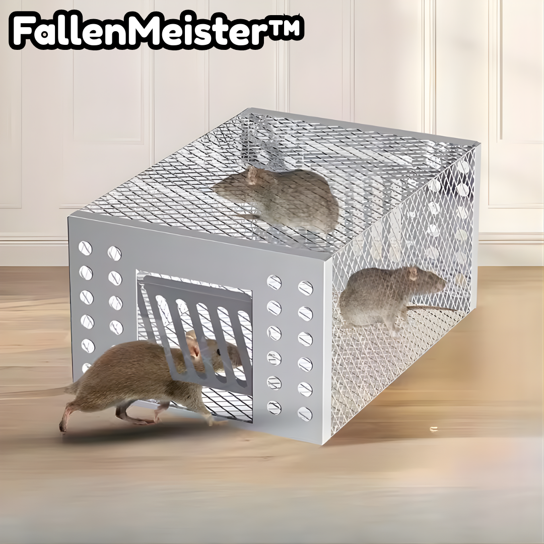 Piège à souris automatique en acier galvanisé – Capture multiple sans poison