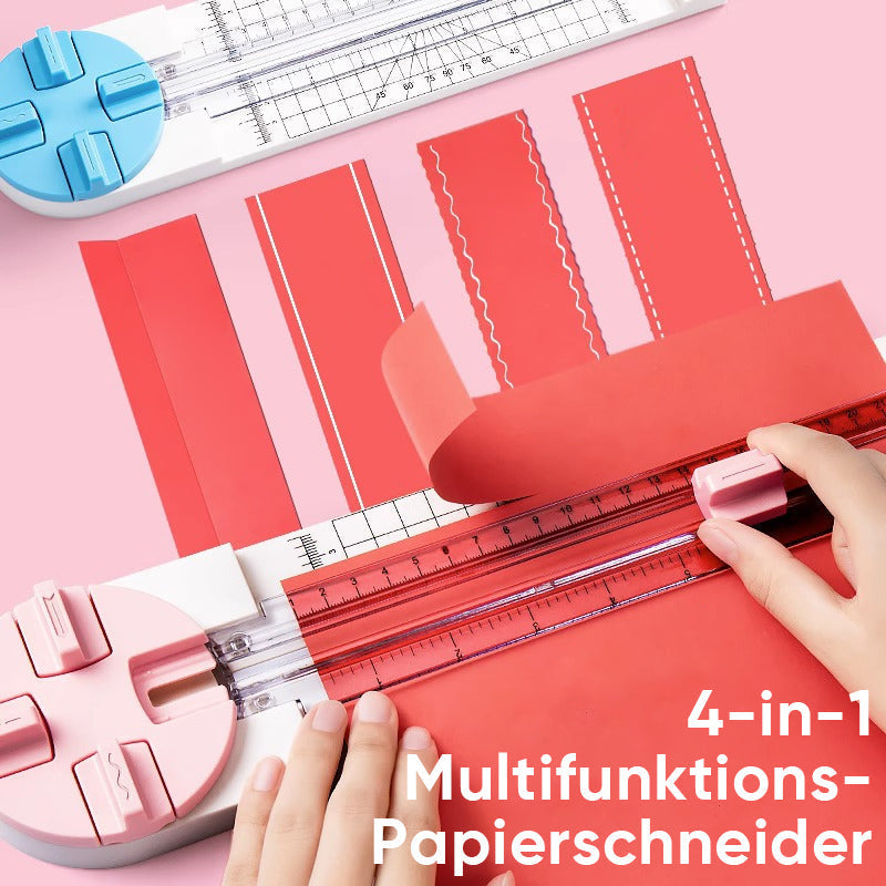 Massicot 4-en-1 pour Découpe Papier, Carton et Loisirs Créatifs