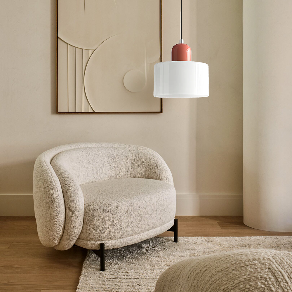 Petite suspension en verre – luminaire élégant pour intérieurs