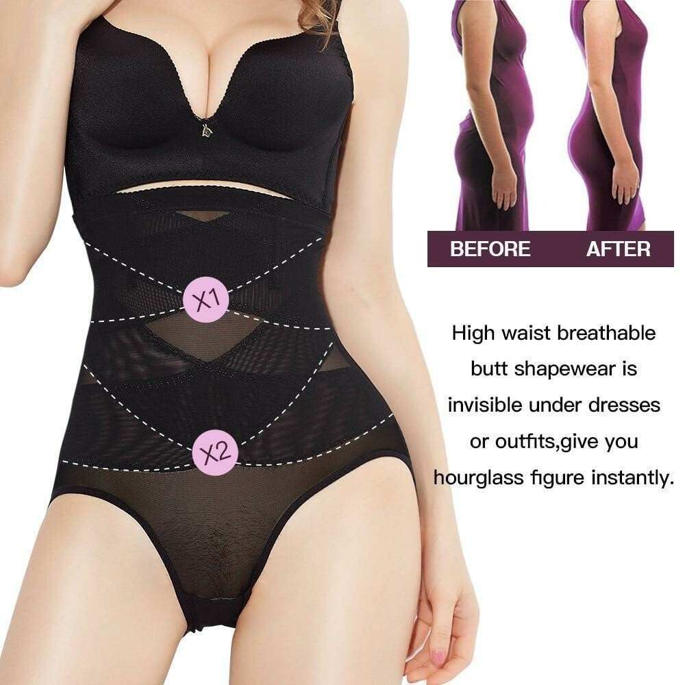 SlimFlex™ – Gainage taille haute à compression croisée [50 % de réduction]