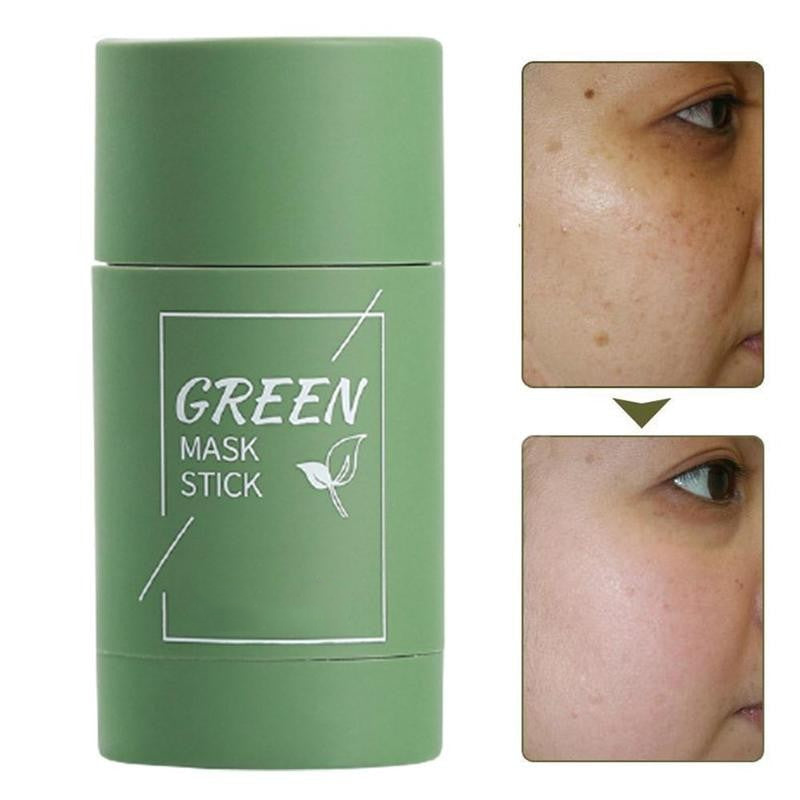 Masque Nettoyant Visage au Thé Vert en Stick pour Pores Purifiés